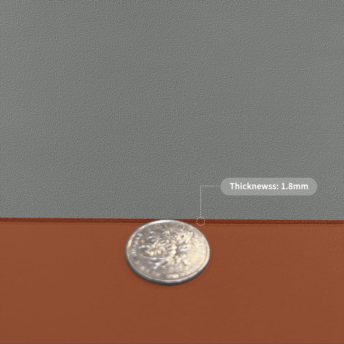 Dining Table Cover for Dining Room Table - Can Be Used On Both Sides Waterproof and Easy to Clean Good Flatness Used for Dining Table(Brown+Gray 44x60)