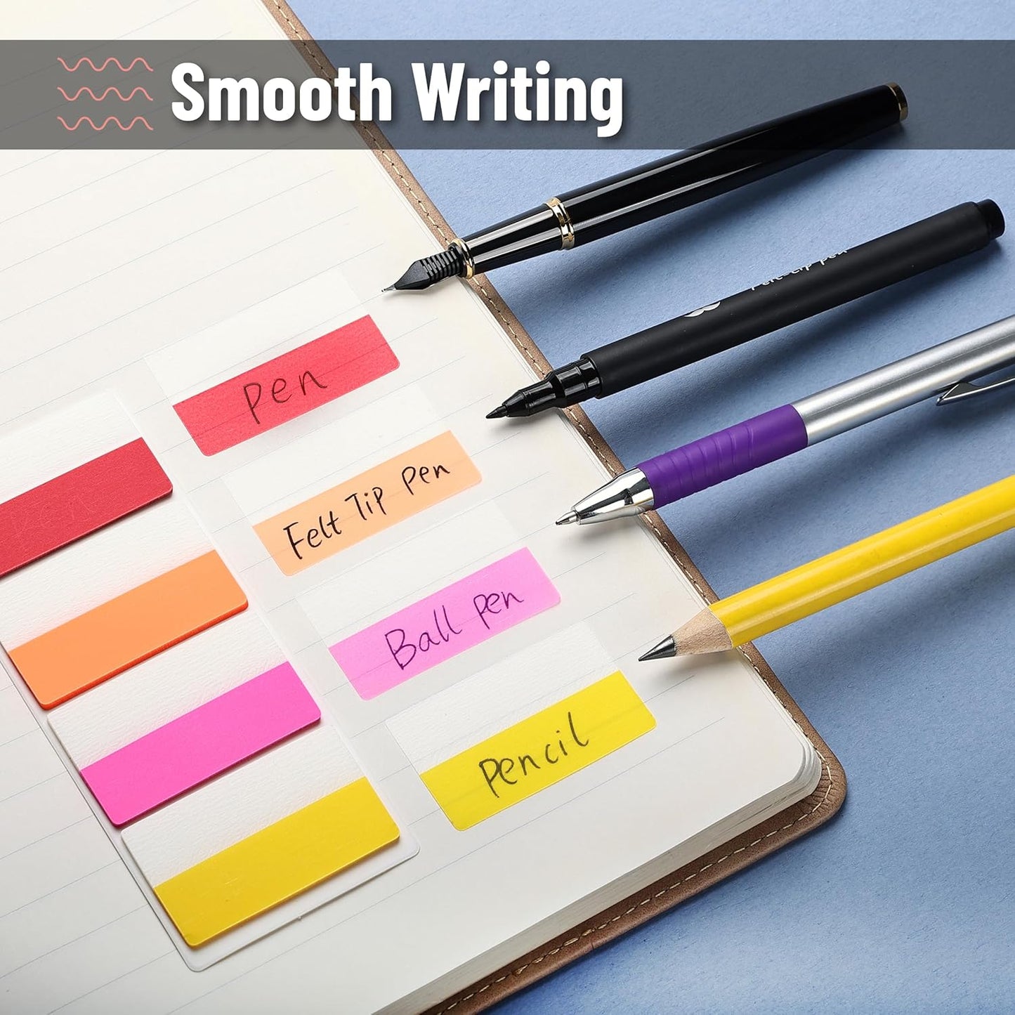 Mr. Pen- Sticky Index Tabs, 240 Pcs, Vibrant Sticky Tabs for Notebooks, Page Markers, Page Tabs for Binders, Page Tabs Sticky Tabs for Books, Notebook Tabs, Book Sticky Tabs for Notebooks