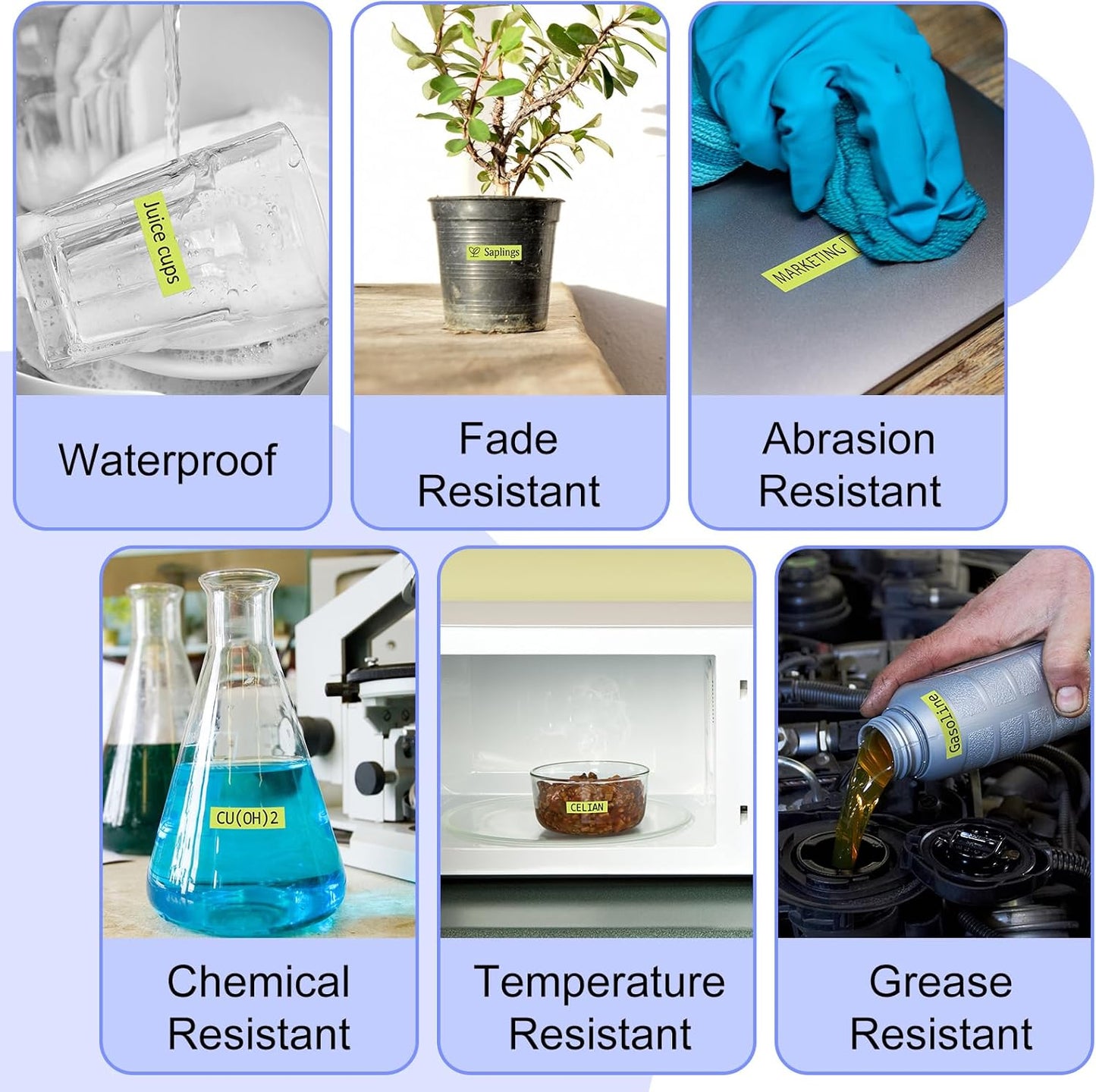 2 Pack Compatible for Ptouch TZe-C21 TZ-C21 TZe TZ Label Tape 9mm 0.35'' Laminated Black on Fluo Yellow Label Maker Tape for PT-9700PC PT-1880 PT-1230PC PT-1280 PT-1800 PT-1830