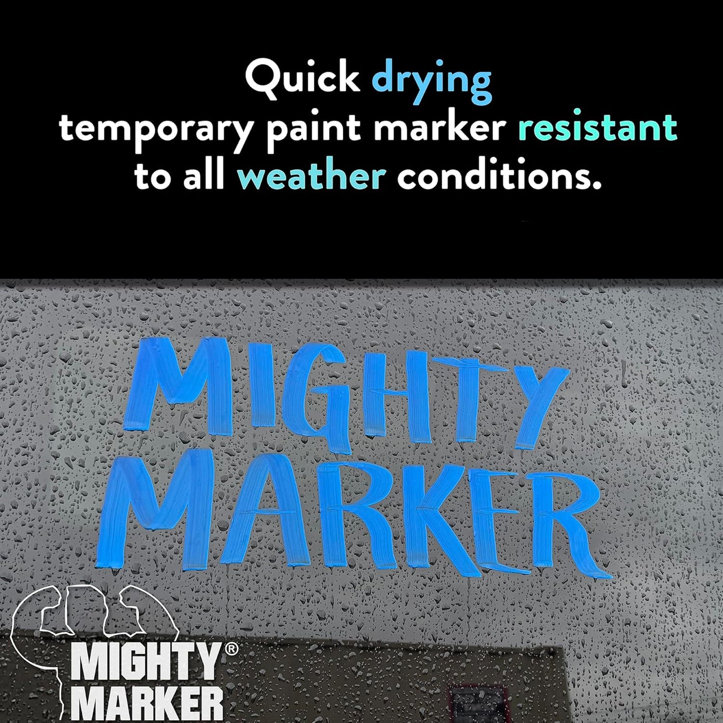 FM-43 Auto Body and Glass Paint Marker, No-Ghost, Highly Water-Resistant, 2.3mm Bullet Tip, Valve Action, 6 Bonus Reversible Tips, Made in USA - Green 6 Pack