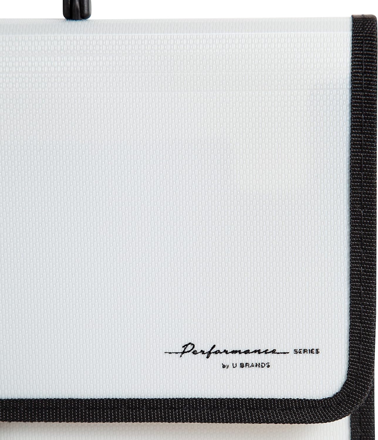 U Brands Gray Expandable 26-Pocket Performance Poly File Folder with Handle Office Supplies, 13” x 10.83” x 2.5”