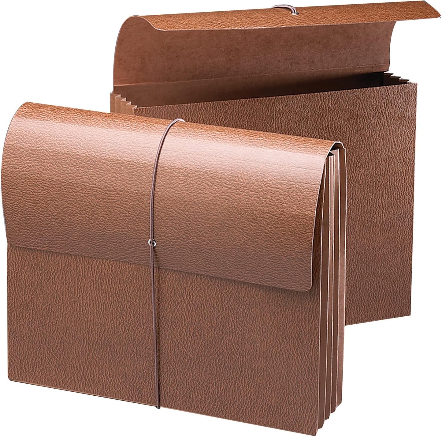 Smead Classic Expanding File Wallet with Flap and Cord Closure, 3-1/2" Expansion, Letter Size, Redrope, 10 per Box (71353)