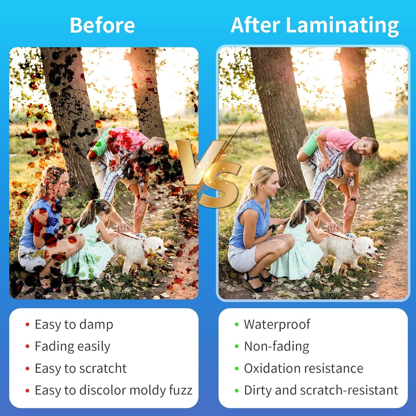 Clear Thermal Laminating Pouches – 9 x 11.5 Inch, 5 mil Thick (100 Pack) – Professional-Grade Lamination Sheets for Documents, Photos & Crafts – Fits 8.5 x 11 Letter Size Paper - [5mil 100 Packs]