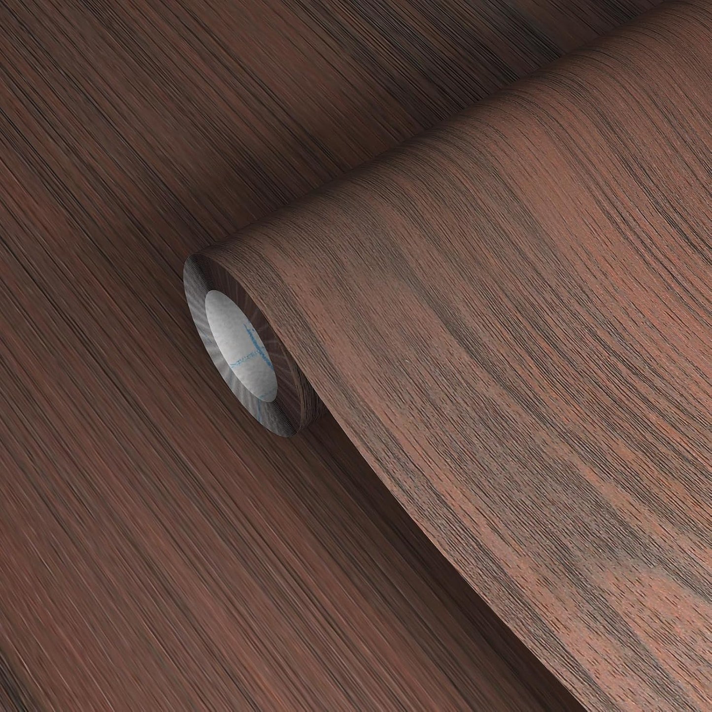 GSCIT Club Red Walnut Wallpaper, 24 inch X 15ft Self Adhesive Wood Grain Repair Tape Patch for Tables, Chairs, Baseboards, Doors, Windows, Floors, Handicraft DIY.