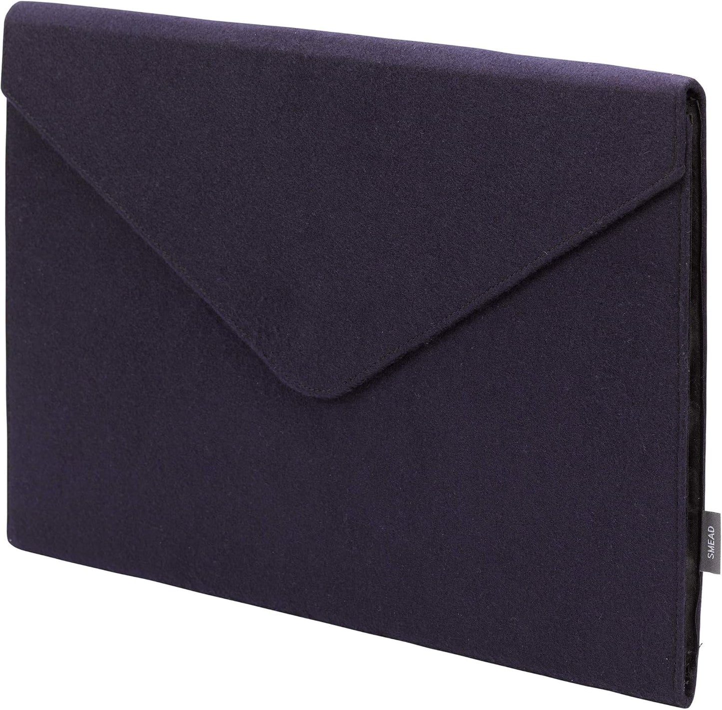 Smead Soft Touch Cloth Expanding File, 2" Expansion, Magnetic Closure, Tabloid Size, Dark Blue (70925)