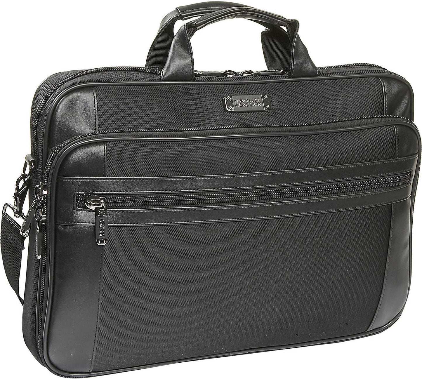 Kenneth Cole REACTION Unisex Adult Urban Slim 15.6" to 18.4" Laptop & Tablet Business Travel Computer Bags, Black