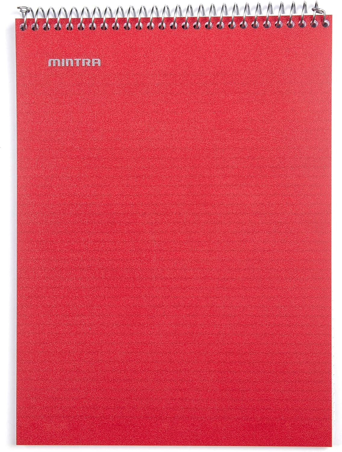 Mintra Office TOP BOUND Durable Spiral Notebooks (Black, Blue, Red, College Ruled 3pk)