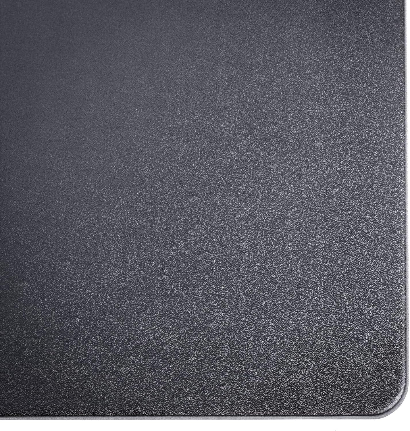 Dacasso Black Leatherette 38" x 24" Without Rails Desk Mat, 38 by 24-Inch, Model:P1032