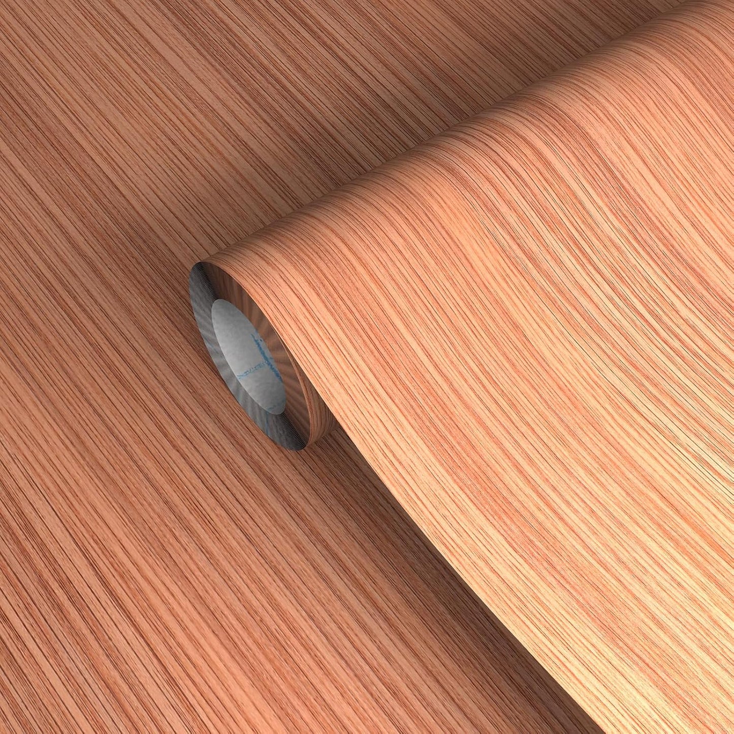 GSCIT Club Red Oak Wallpaper, 15.7 inch X 15ft Self Adhesive Wood Grain Repair Tape Patch for Tables, Chairs, Baseboards, Doors, Windows, Floors, Handicraft DIY.