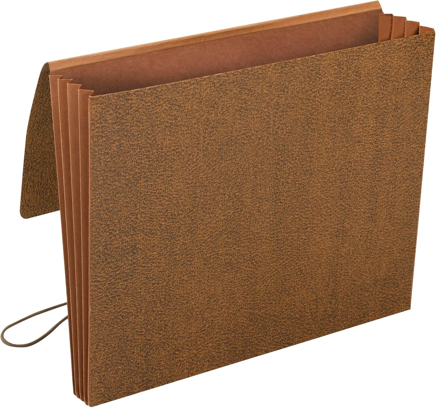 Smead Classic Expanding File Wallet with Flap and Cord Closure, 3-1/2" Expansion, Letter Size, Redrope, 10 per Box (71353)